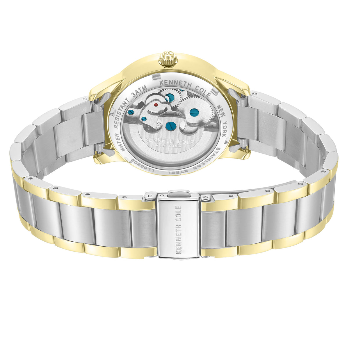 Kenneth Cole Two-Tone Steel Light Champagne Dial Automatic Women's Watch - KCWLL0060902