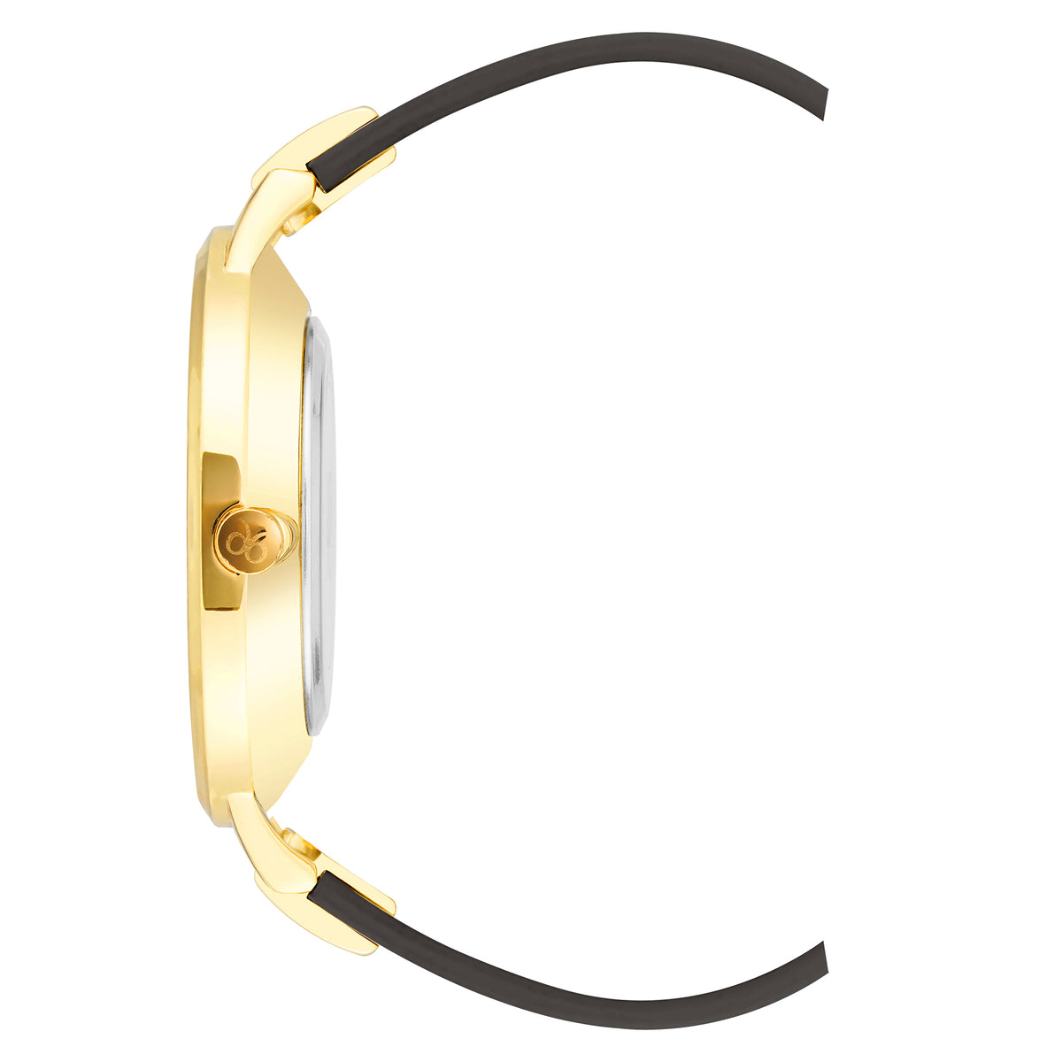 Nine West Black Leather Women's Watch - NW2044FLBK