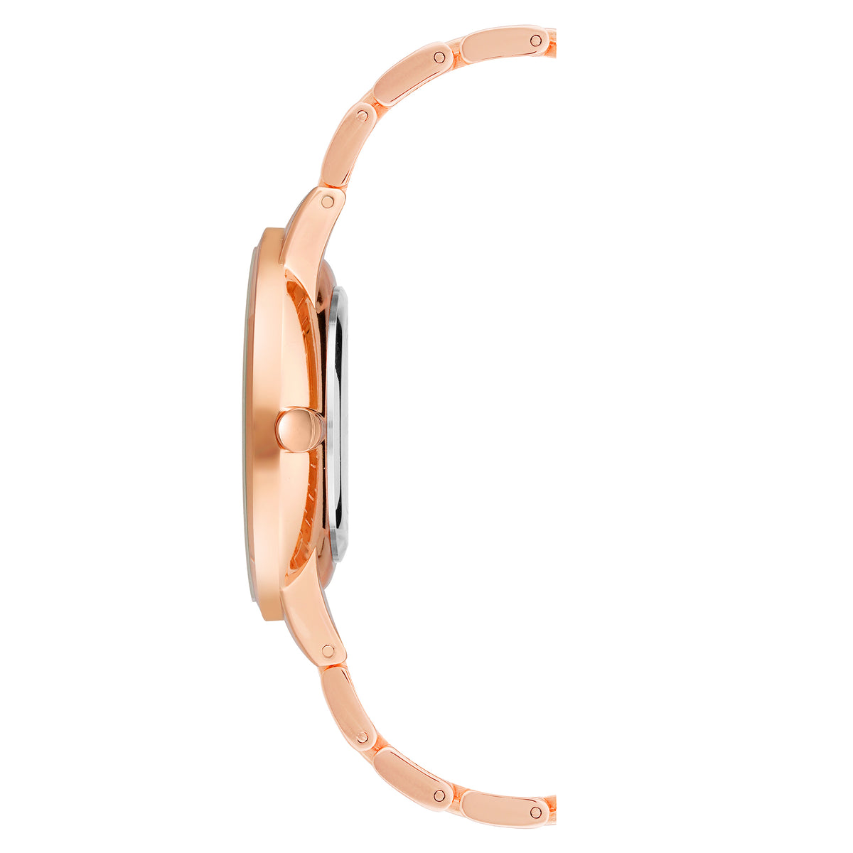 Nine West Rose Gold-Tone Band Blue Dial Women's Watch - NW2098NVRG