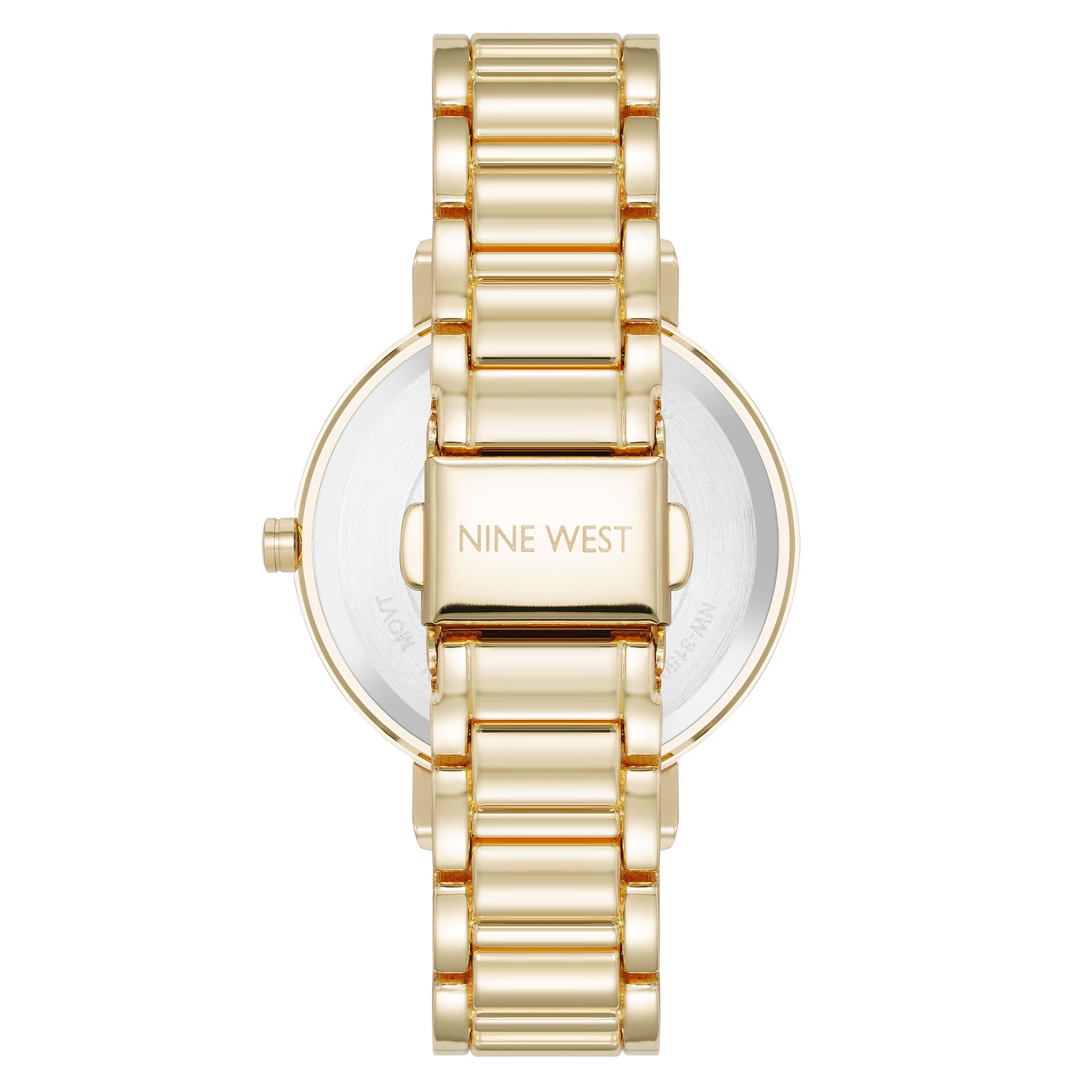 Nine West Gold-Tone Bracelet Champagne Dial Women's Watch - NW3150FLCH