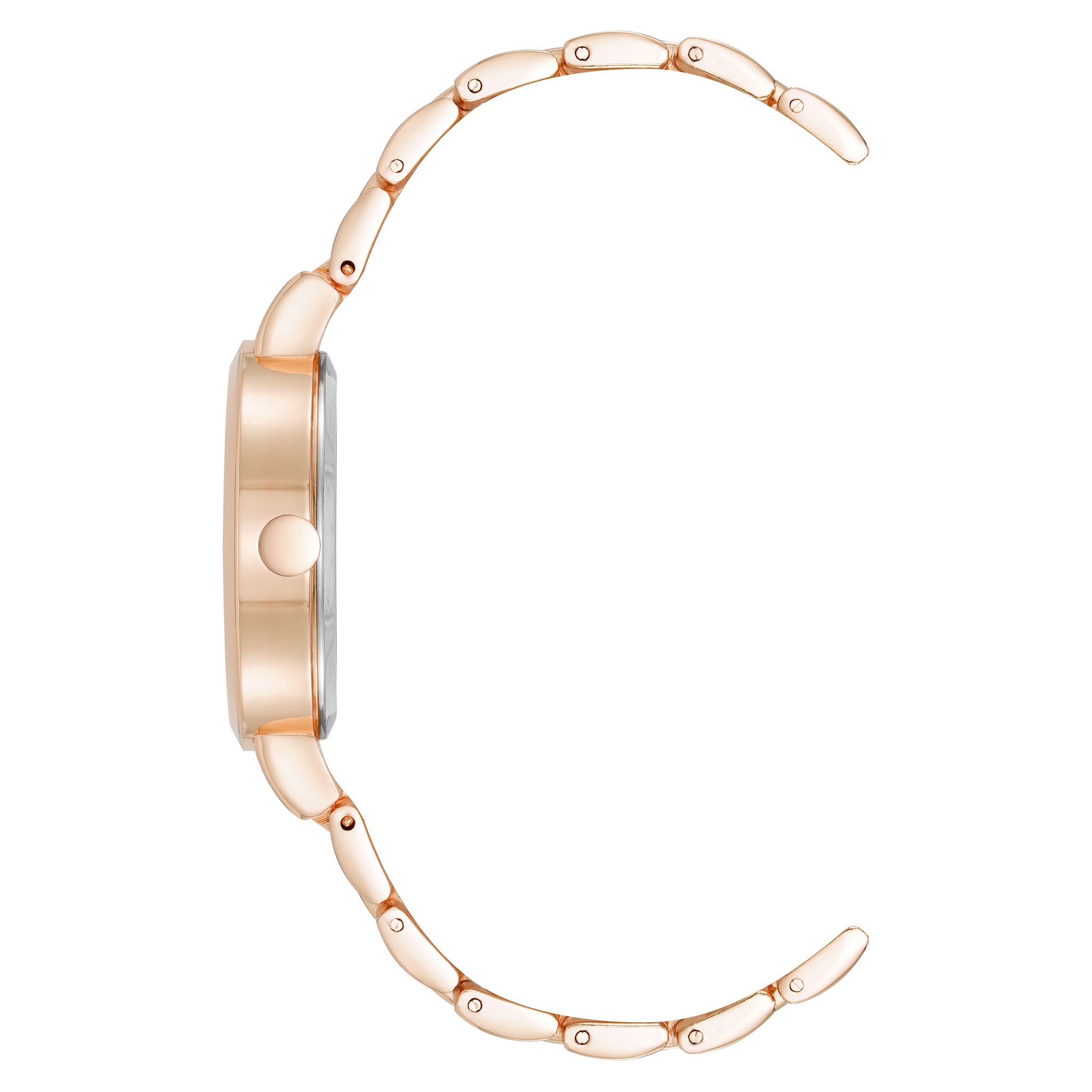 Nine West Rose Gold-Tone Bracelet Pink Dial Women's Watch - NW3160PKRG