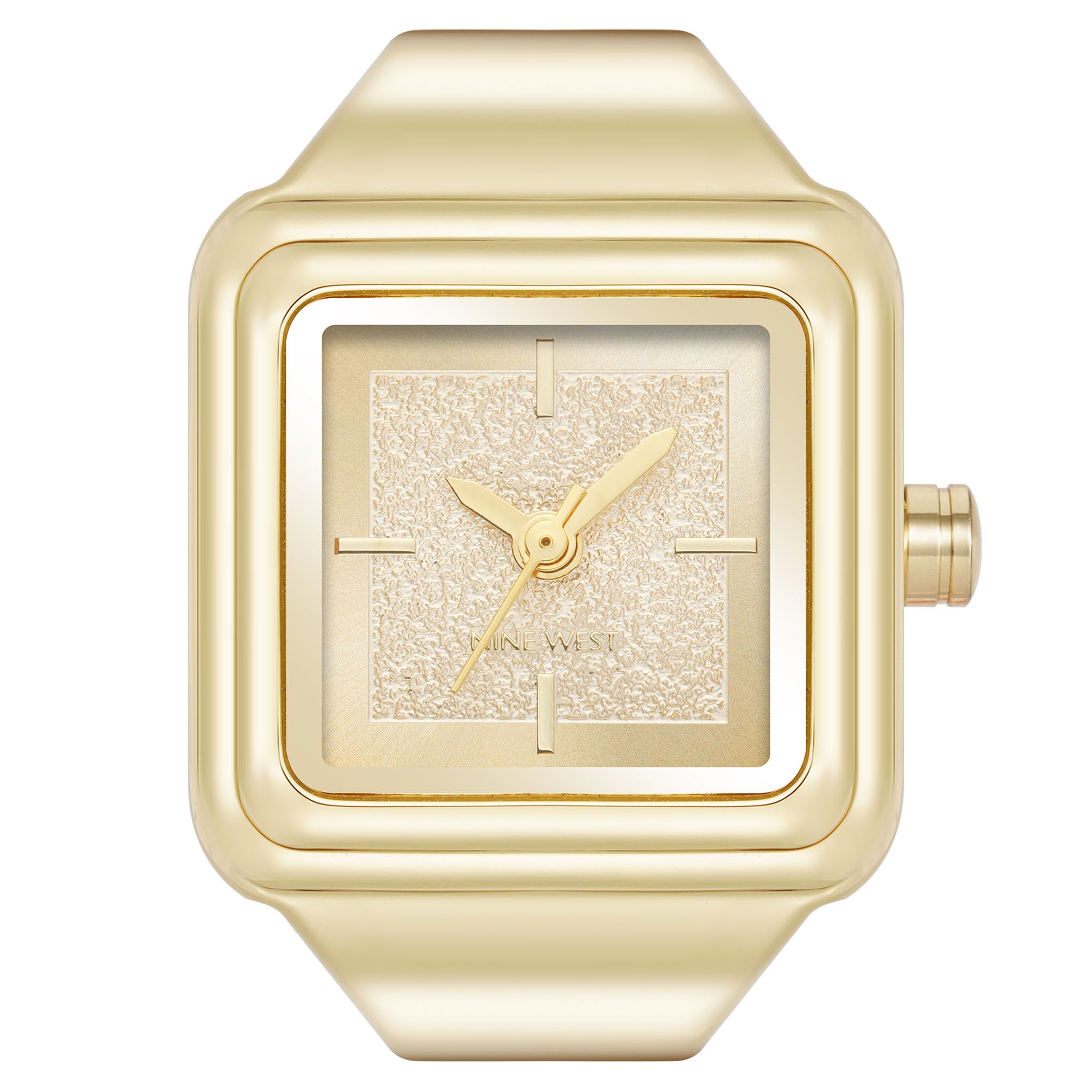 Nine West Gold Steel Women's Watch - NW3340RINGCHG