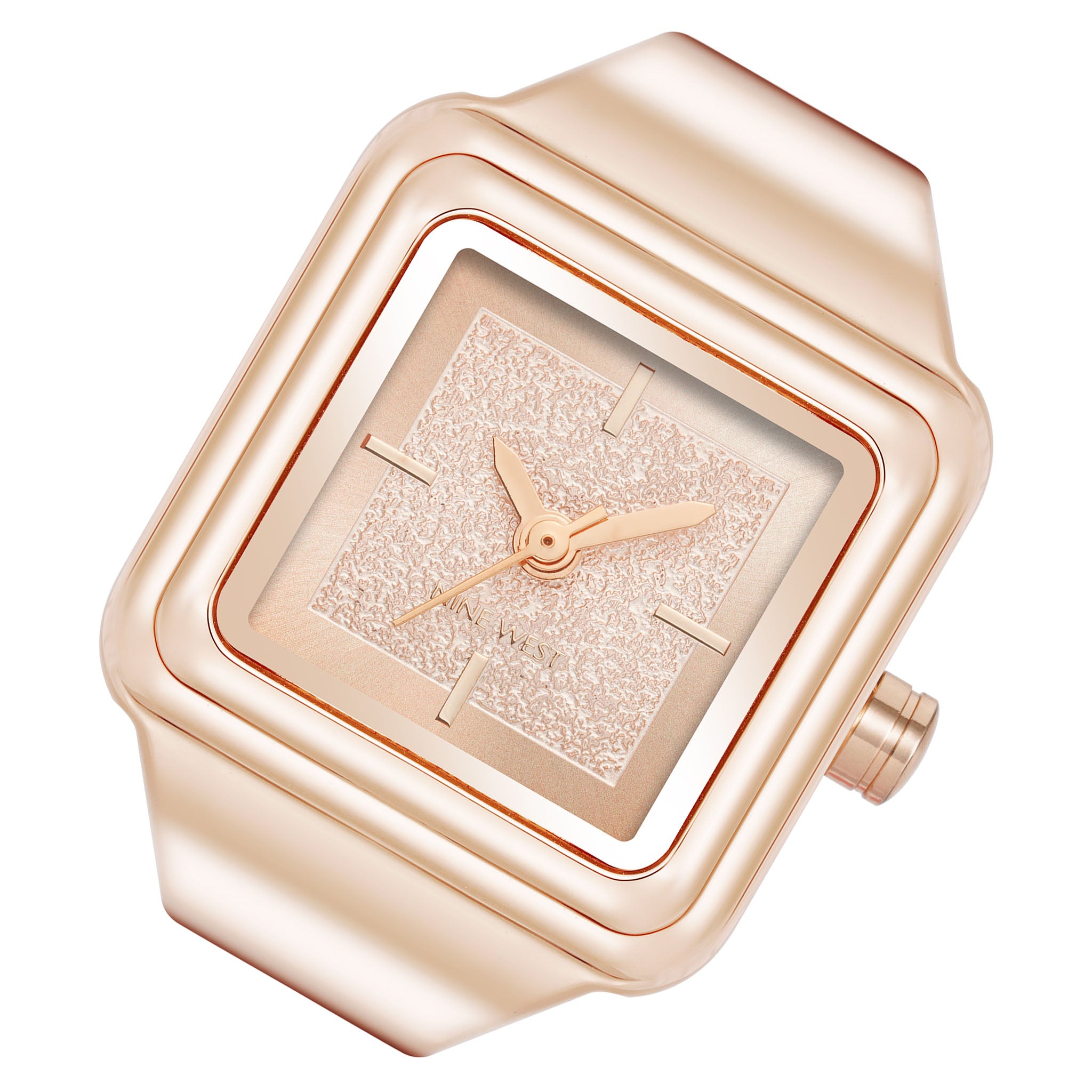 Nine West Rose Gold Steel Women's Watch - NW3340RINGRGR
