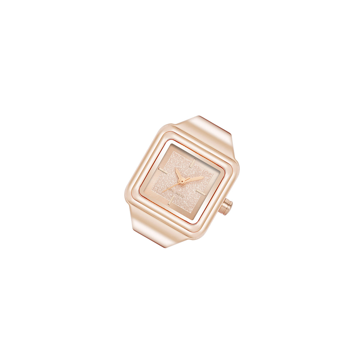 Nine West Rose Gold Steel Women's Ring Watch - NW3340RINGRGR