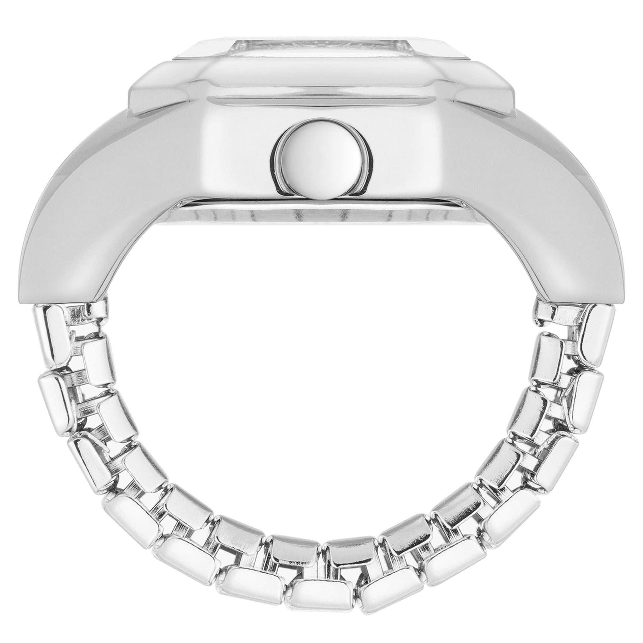 Nine West Silver Steel Pink Dial Women's Watch - NW3347RINGPKS