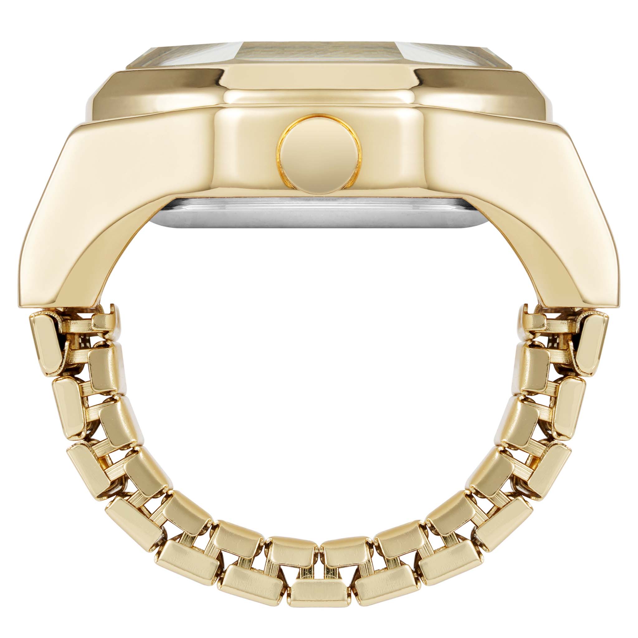 Nine West Gold Steel Silver Pink Dial Women's Watch - NW3348RINGPKG
