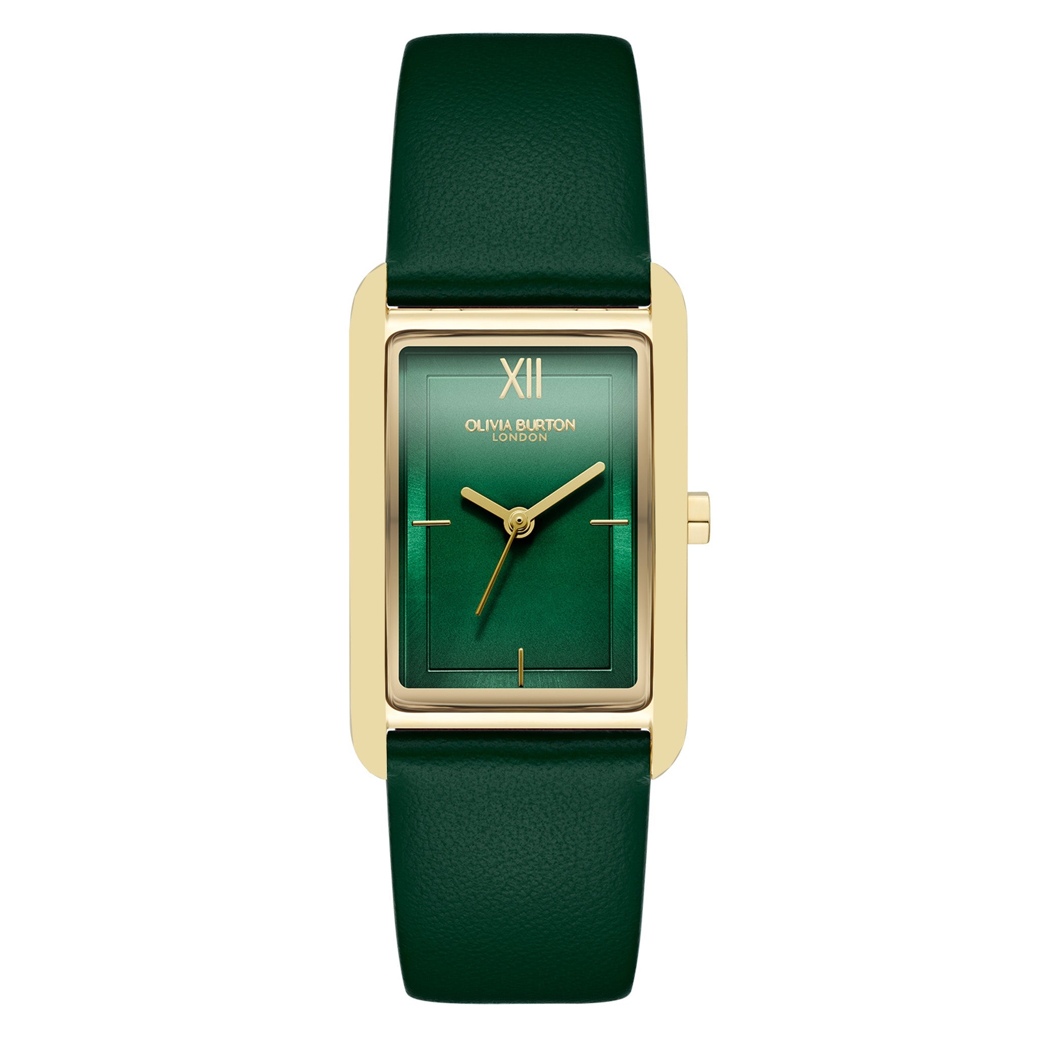 Olivia Burton Green Forest Leather Women's Watch - 24000199