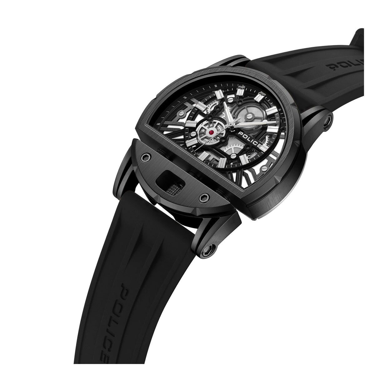 Police Silicone Black & Gun Dial Men's Watch - PEWGM0081507
