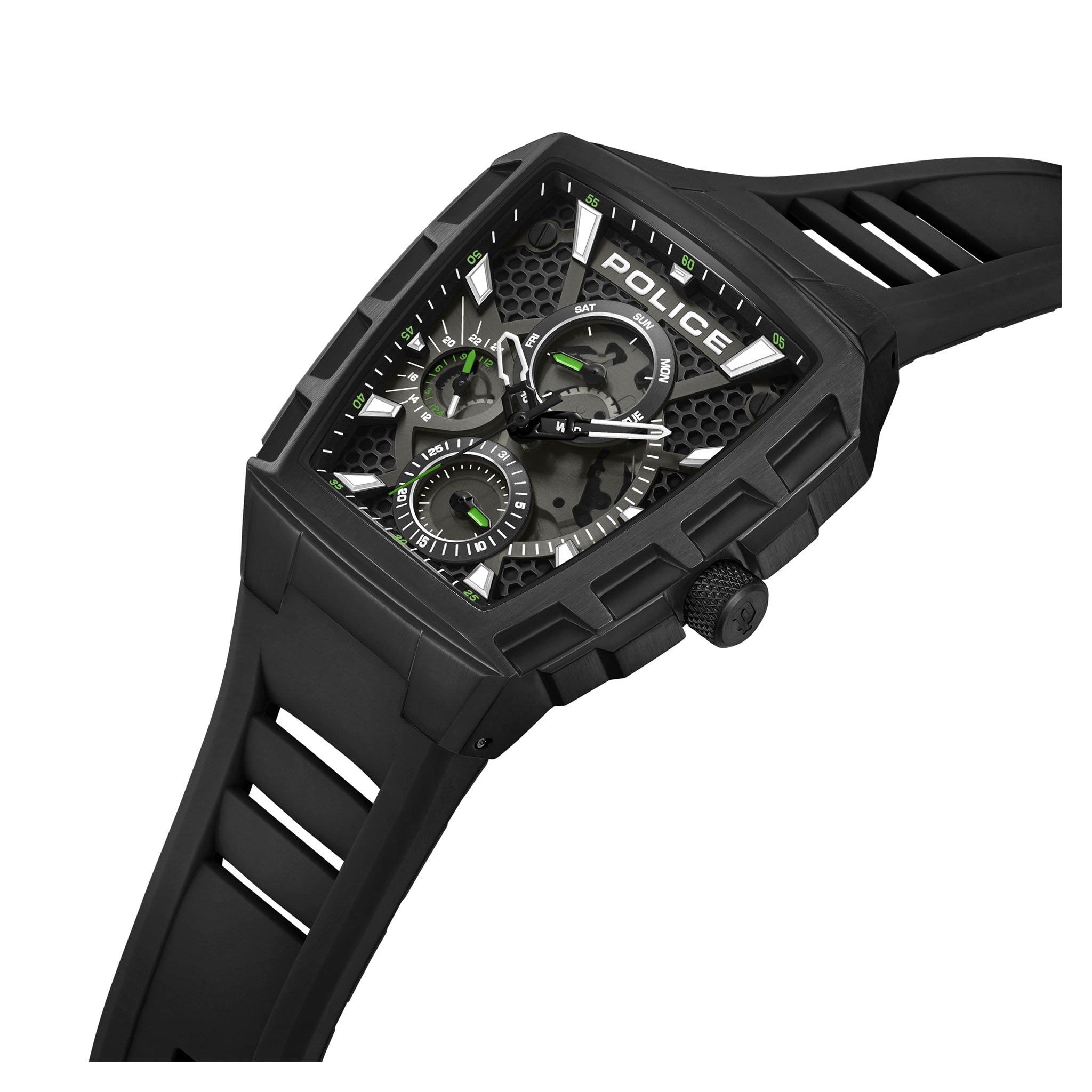 Police Metal Band Black Dial Multi-Function Men's Watch - PEWGQ0056801