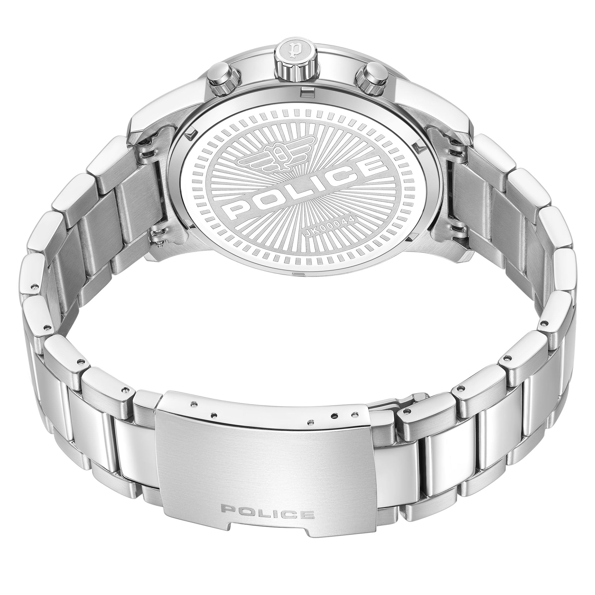 Police Silver Steel Blue Dial Multi-function Men's Watch - PEWJK0004404