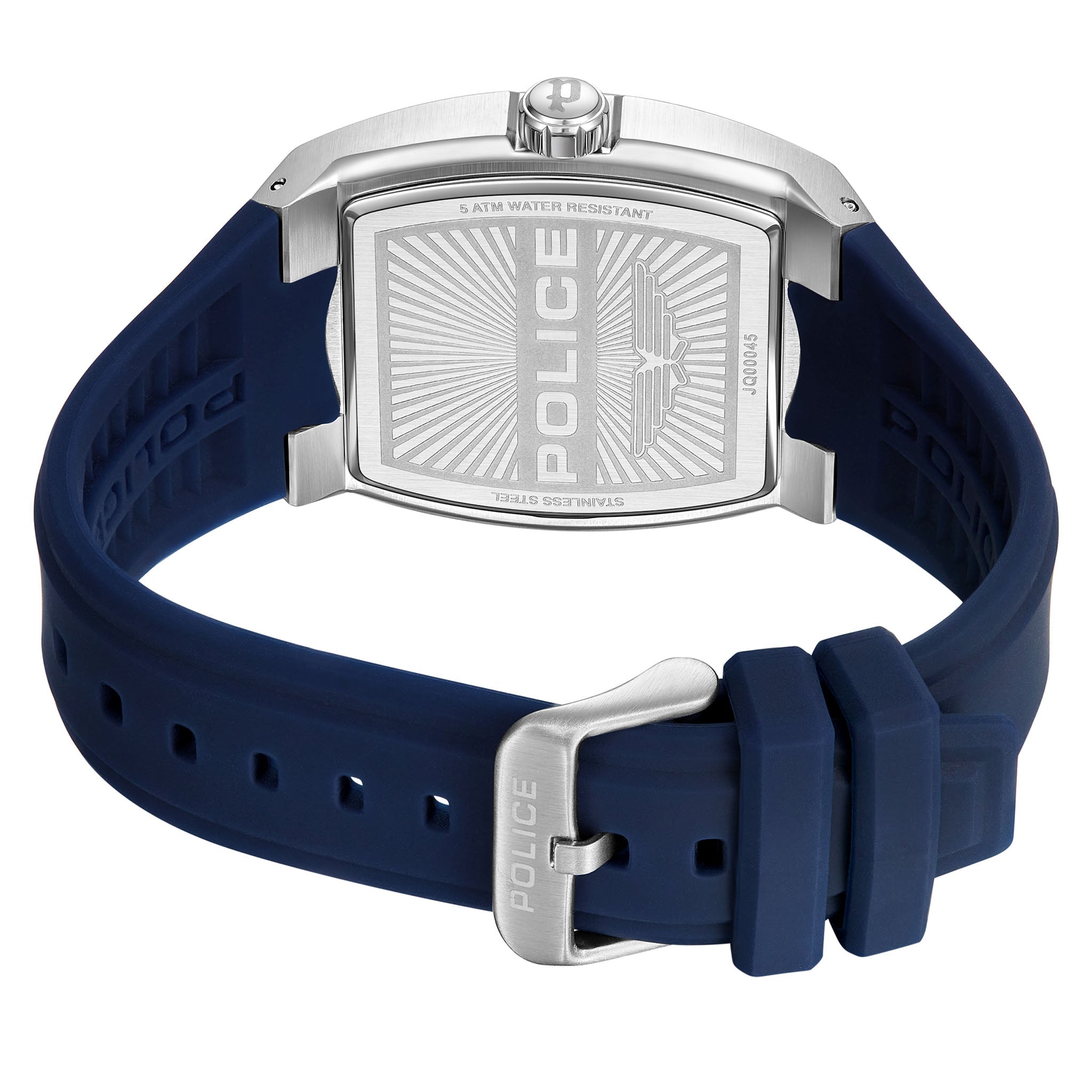 Police Silicone Blue Dial Multi-function Men's Watch - PEWJQ0004502
