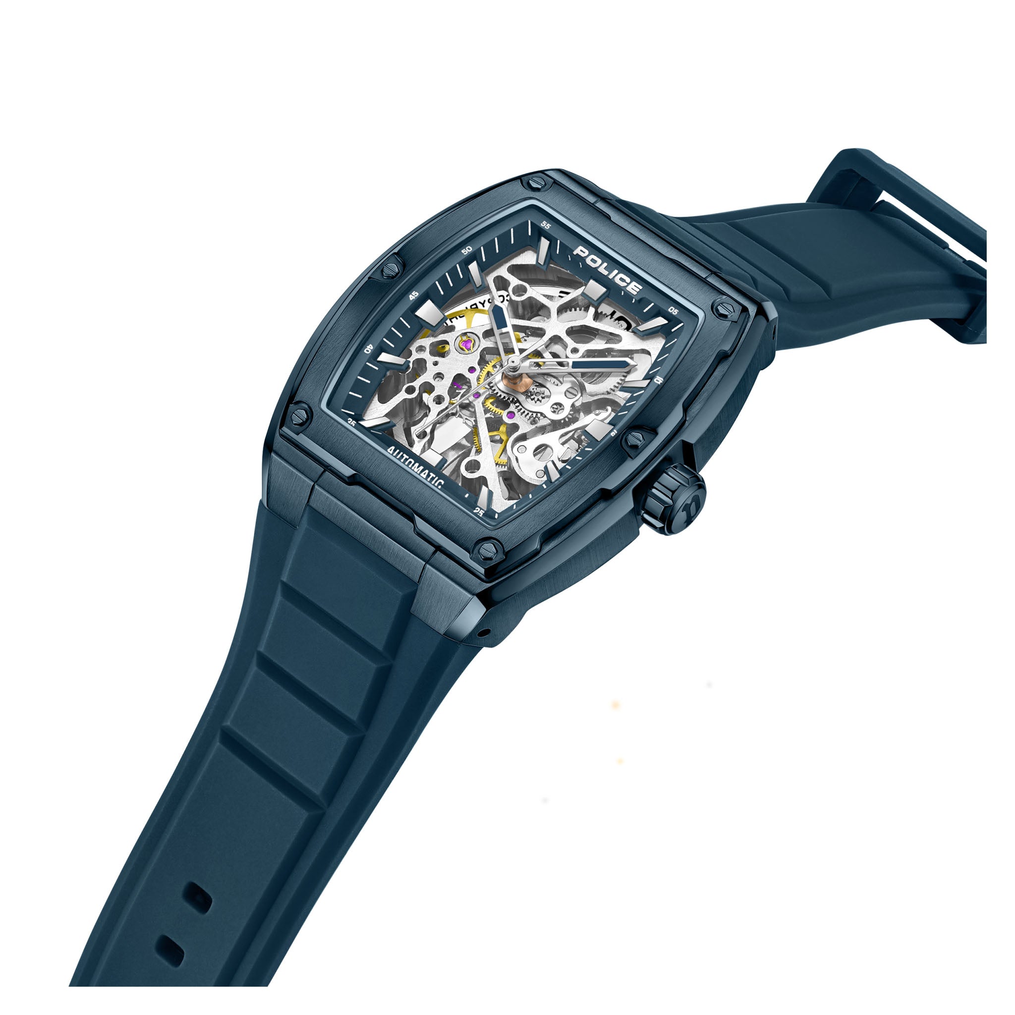 Police Blue Silicone Men's Watch - PEWJR0005905