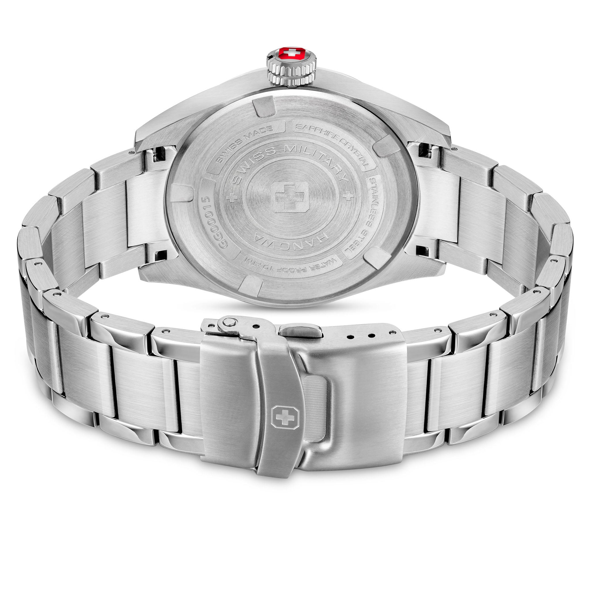 Swiss Military Hanowa Stainless Steel Blue Dial Men's Swiss Made Watch - SMWGG0001504