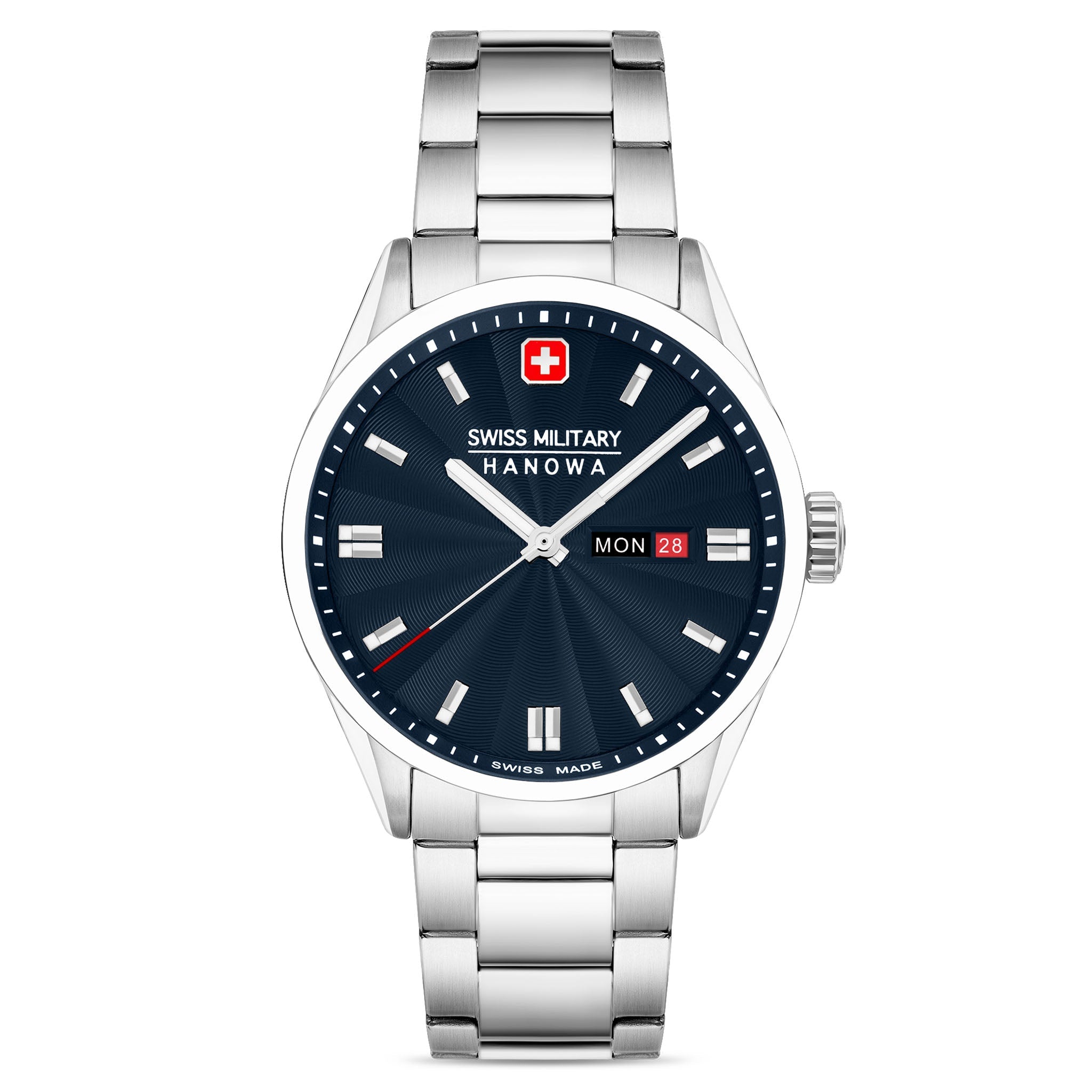 Swiss Military Hanowa Stainless Steel Blue Dial Men's Watch - SMWGH0001602