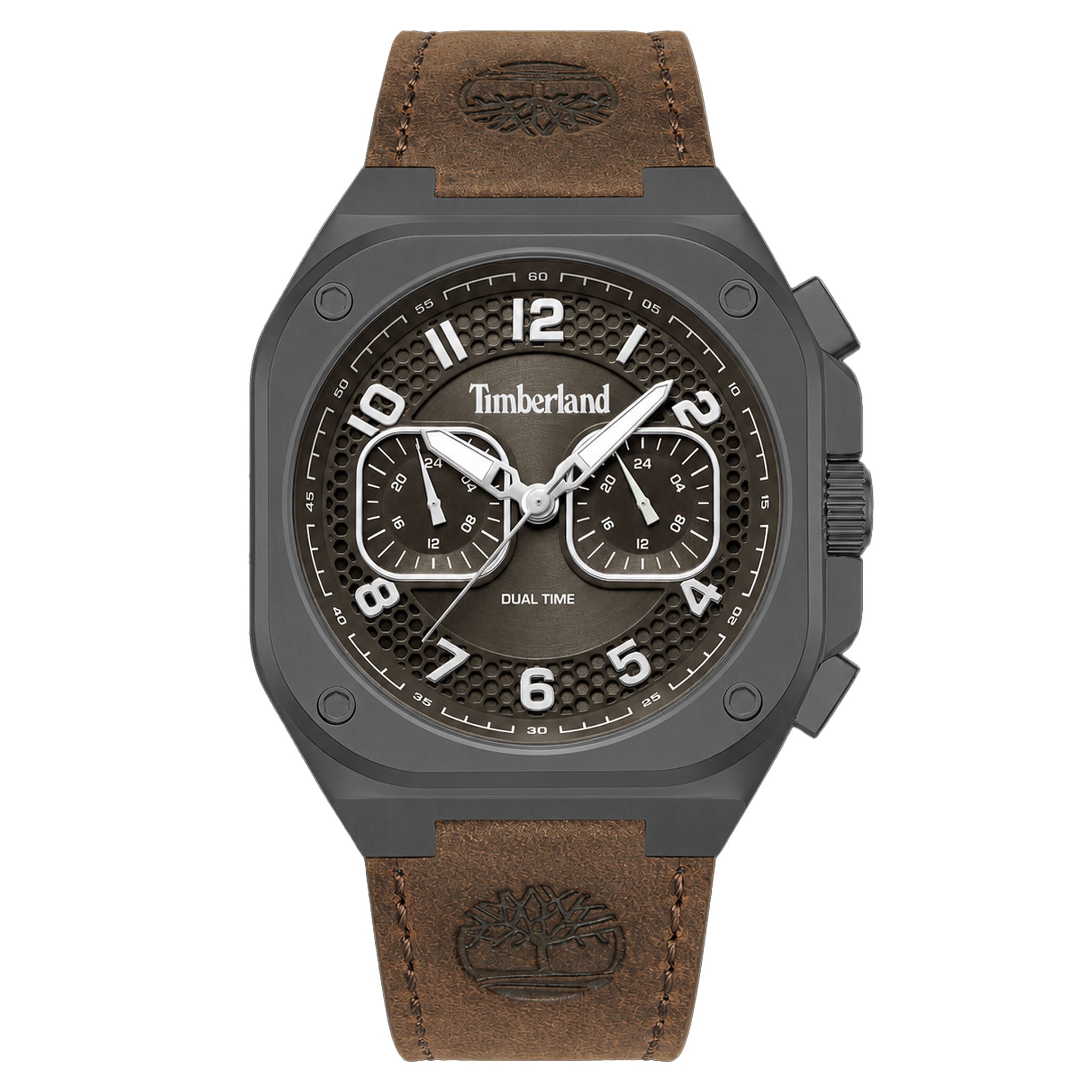 Timberland Leather Brown Dial Multi-function Men's Watch - TDWGF0055001