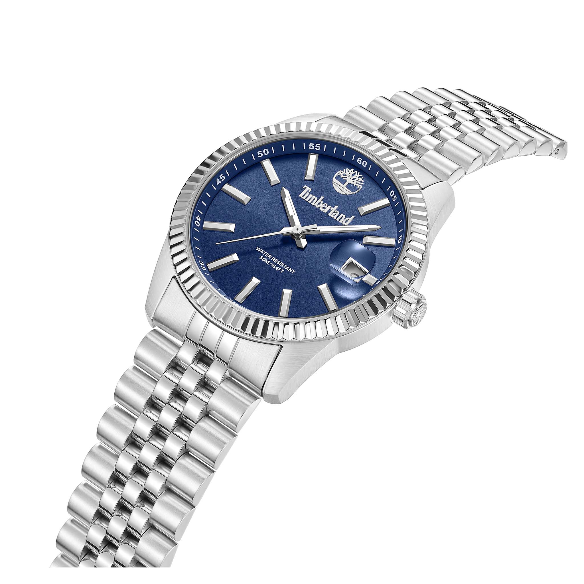 Timberland Stainless Steel Blue Dial Men's Watch - TDWGH0083701