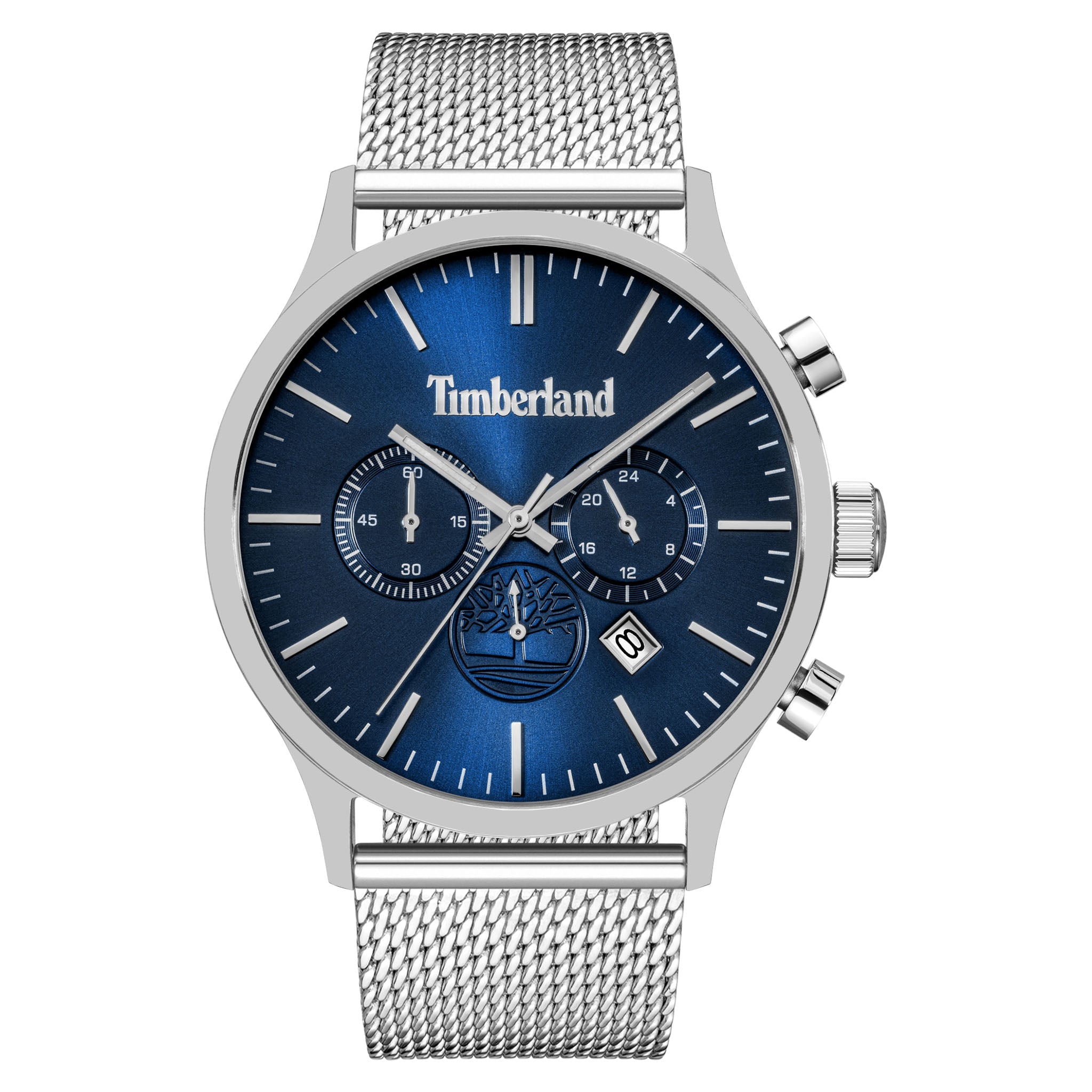 Timberland Stainless Steel Blue Dial Stainless Steel Men's Watch - TDWGI0068401