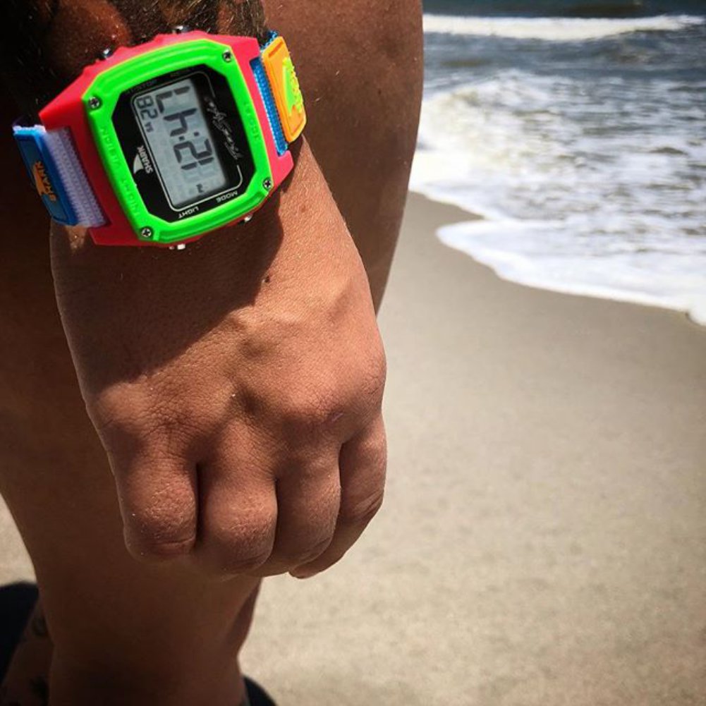 Freestyle Shark Classic Clip Black & Neon Watch - 10006644