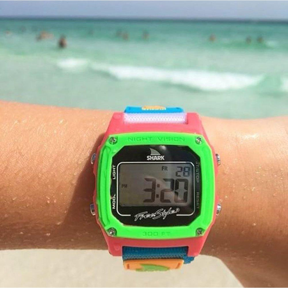 Freestyle Shark Classic Clip Black & Neon Watch - 10006644