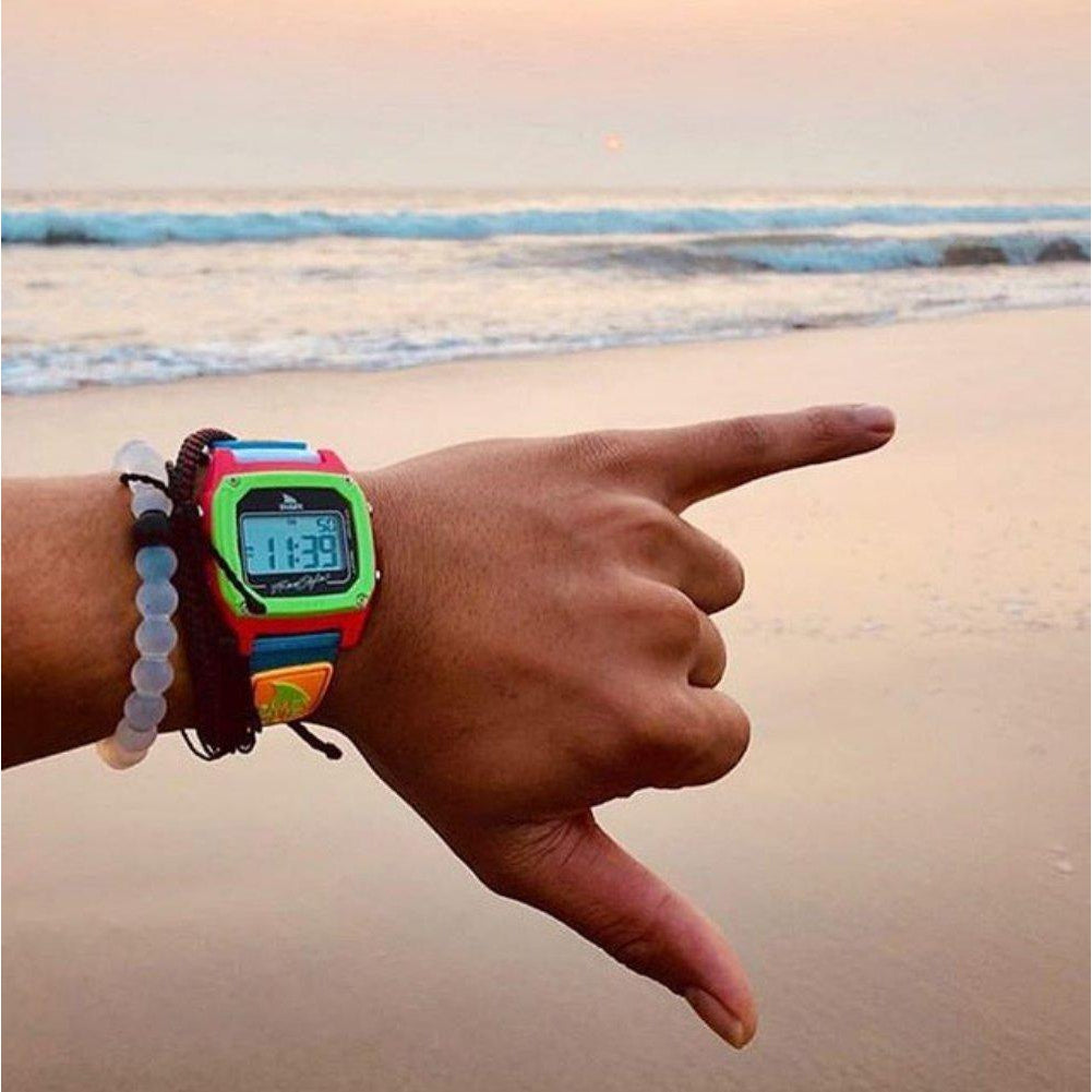 Freestyle Shark Classic Clip Black & Neon Watch - 10006644