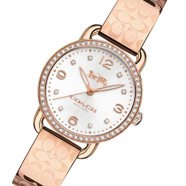 Coach Delancey Rose Gold Steel Women's Watch - 14502767