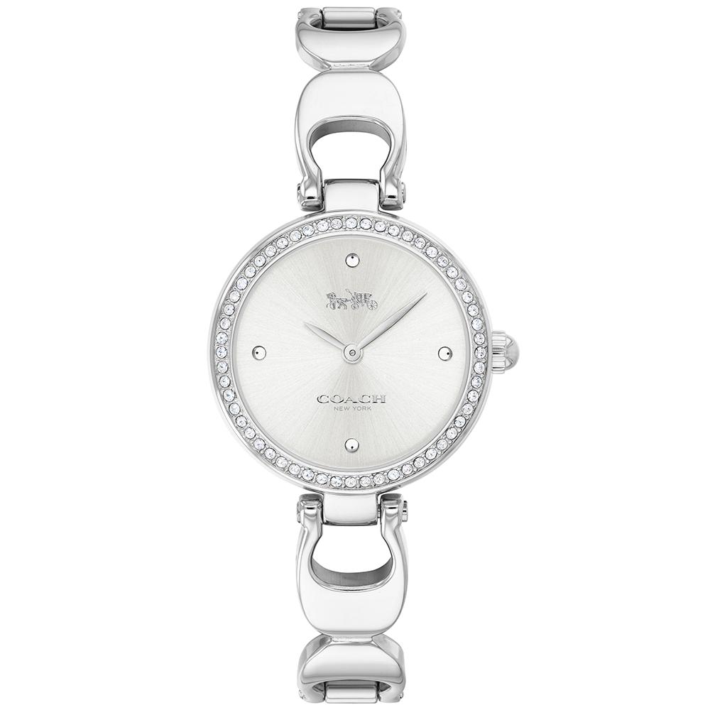 Coach Park Signature C Silver Women's Watch 14503170