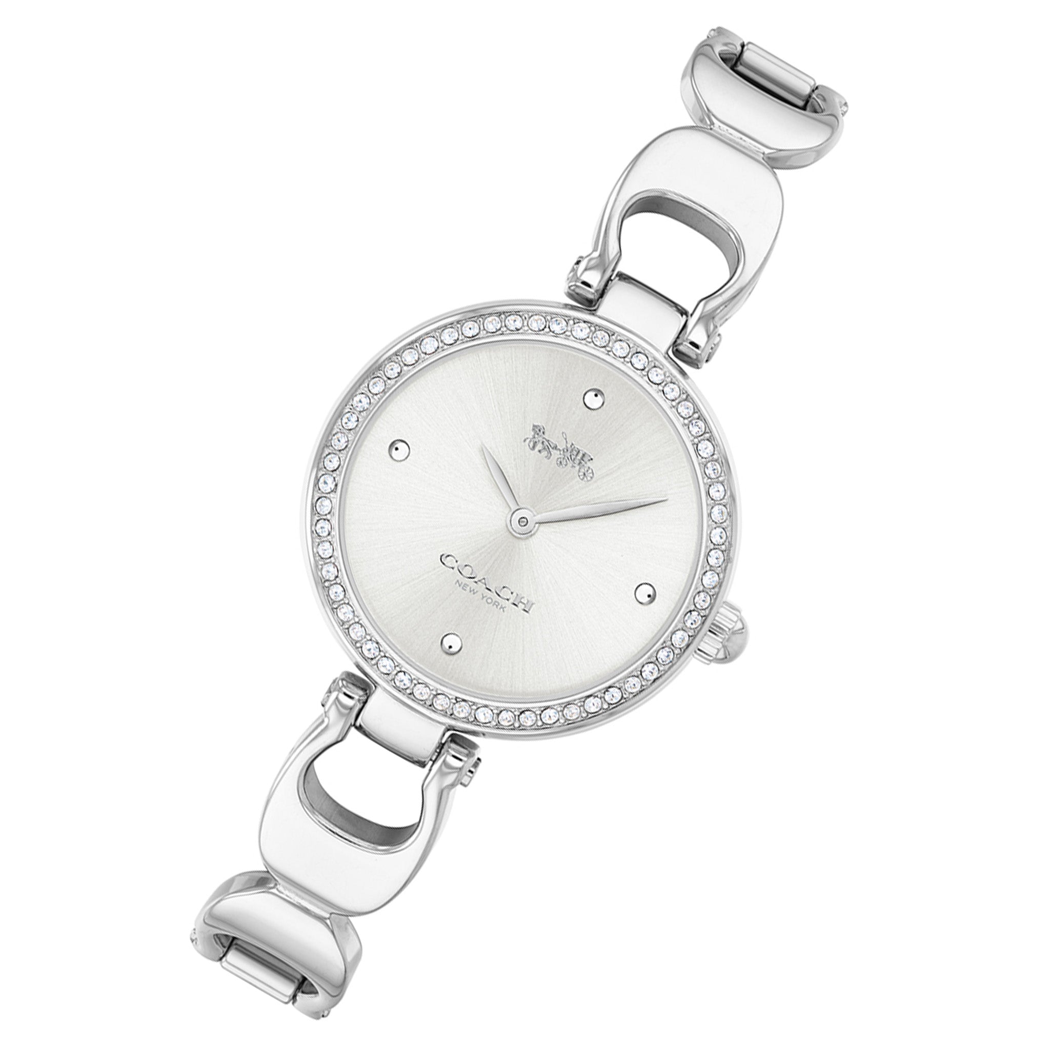 Coach Park Signature C Silver Women's Watch - 14503170