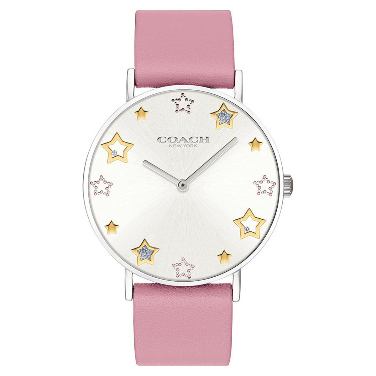 Coach Perry Pink Leather Ladies Watch - 14503243