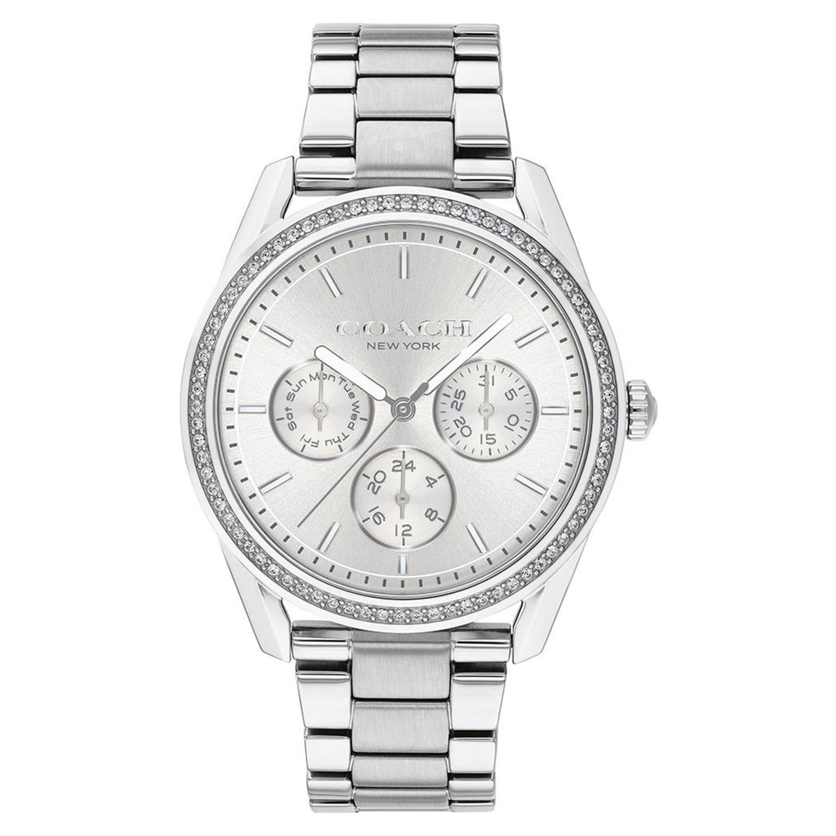 Coach Preston Stainless Steel Ladies Sport Watch - 14503265
