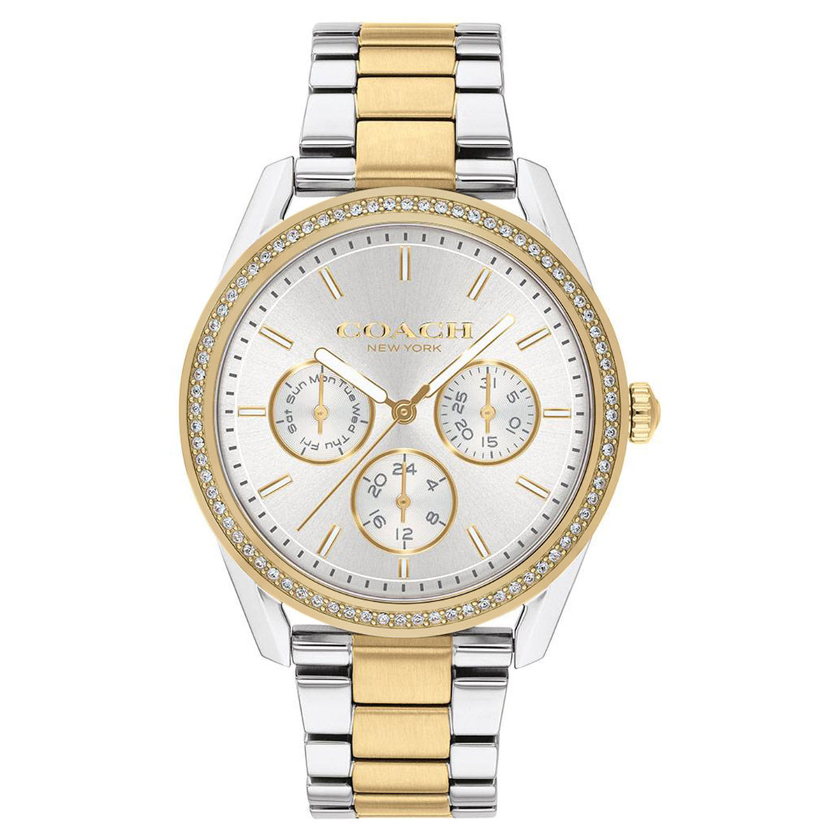 Coach Preston Two-Tone Ladies Sport Watch - 14503268