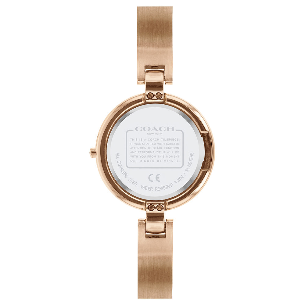 Coach Chrystie Carnation Gold Steel Ladies Watch - 14503317