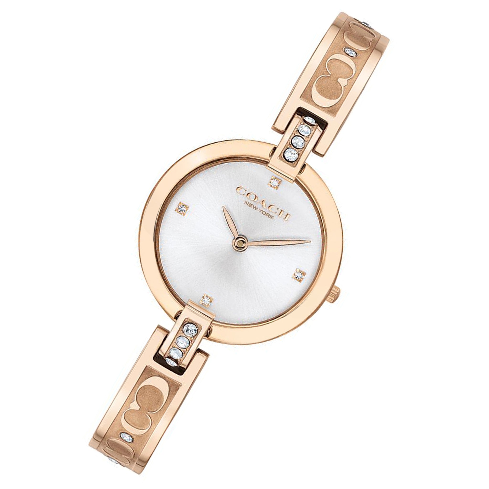 Coach Chrystie Carnation Gold Steel Ladies Watch - 14503317