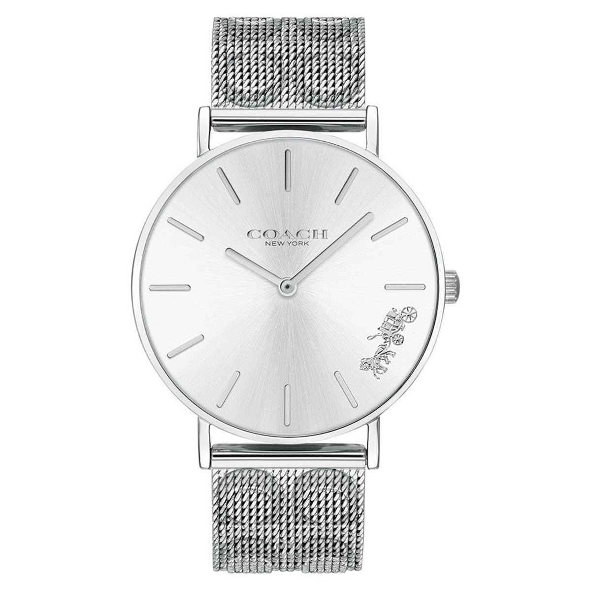 Coach Perry Silver Mesh Ladies Watch - 14503341
