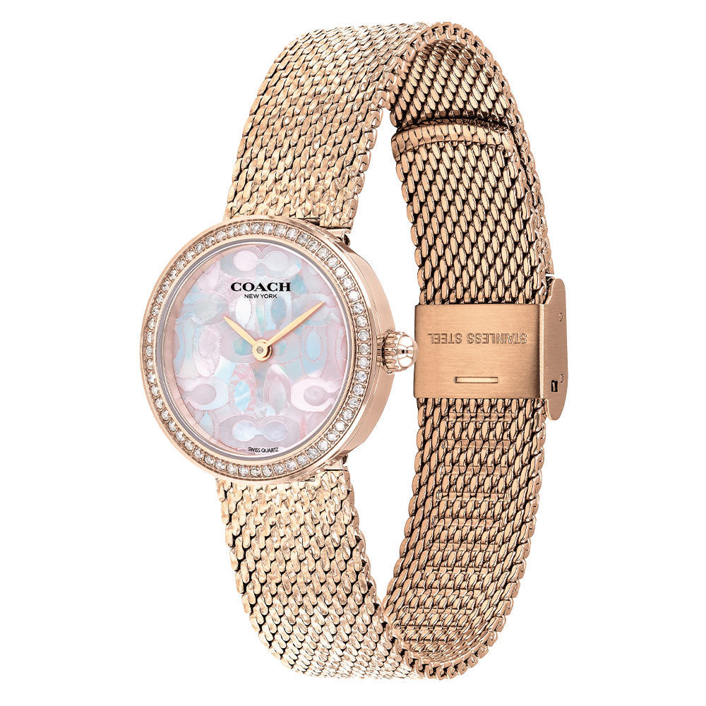 Coach Hayley Carnation Gold Steel Ladies Watch - 14503438