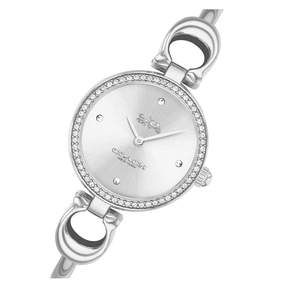 Coach Park Signature C Silver Steel Ladies Watch - 14503448