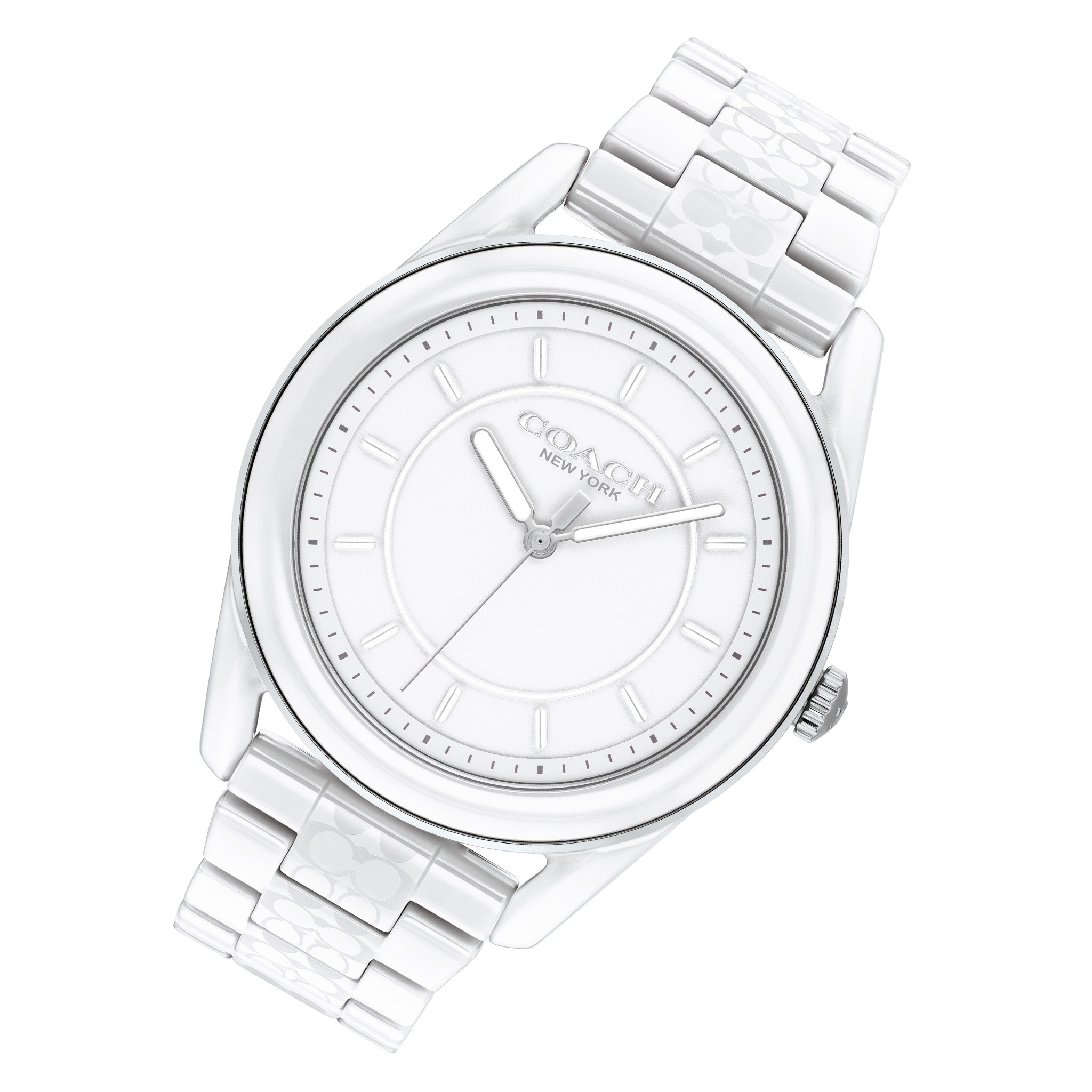 Coach Preston White Ceramic Women's Watch - 14503771