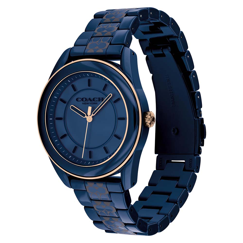 Coach Preston Navy Ceramic Women's Watch - 14503773