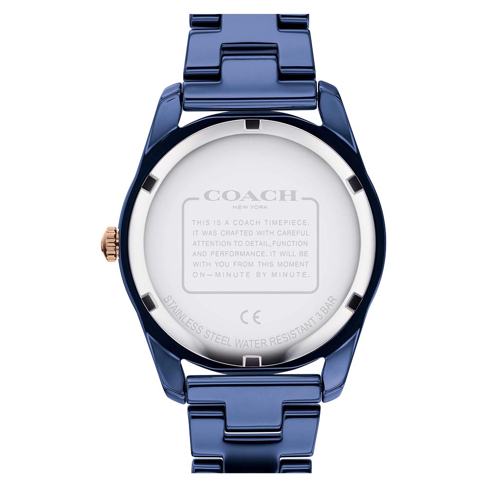 Coach Preston Navy Ceramic Women's Watch - 14503773