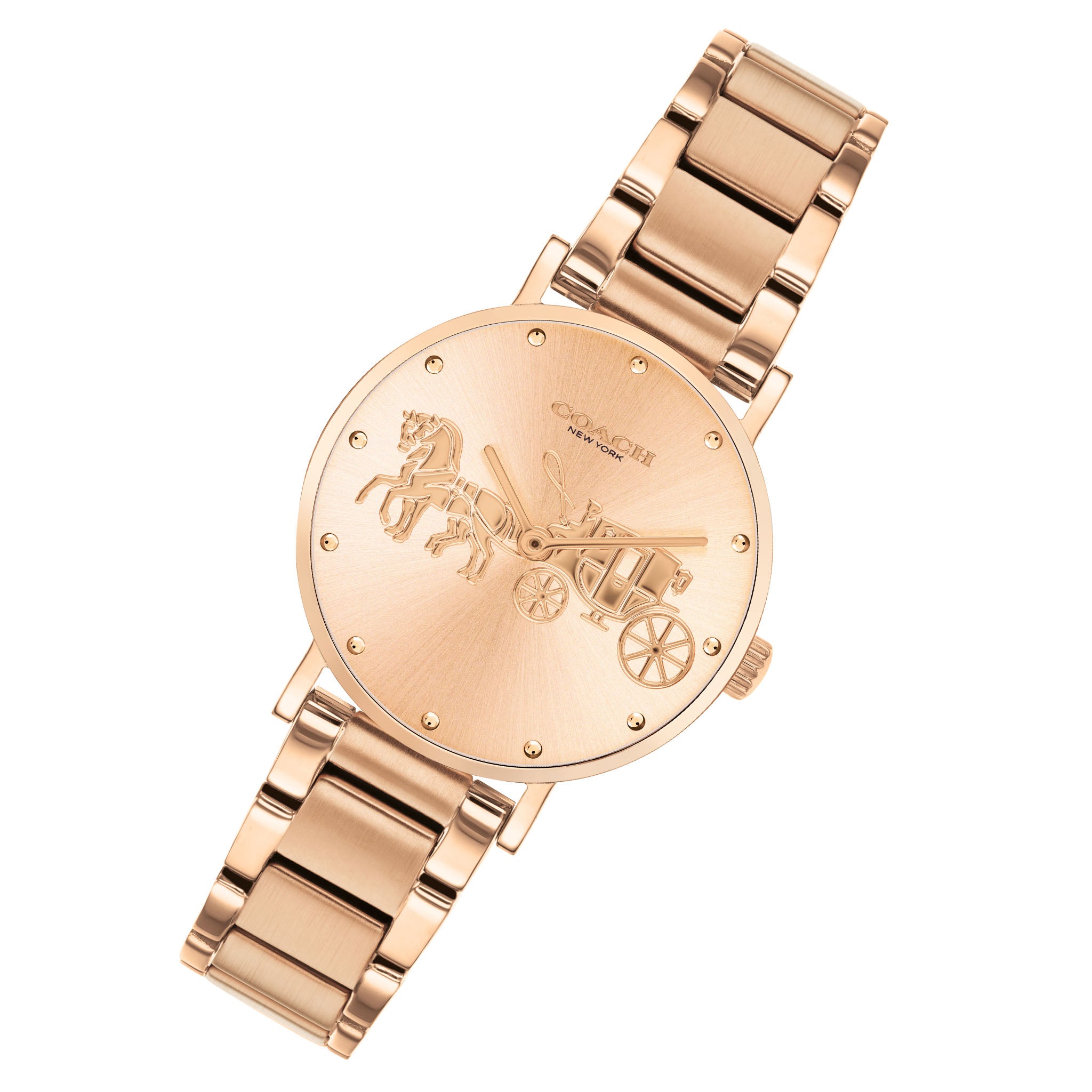 Coach Perry Rose Gold Steel Women's Watch - 14503793