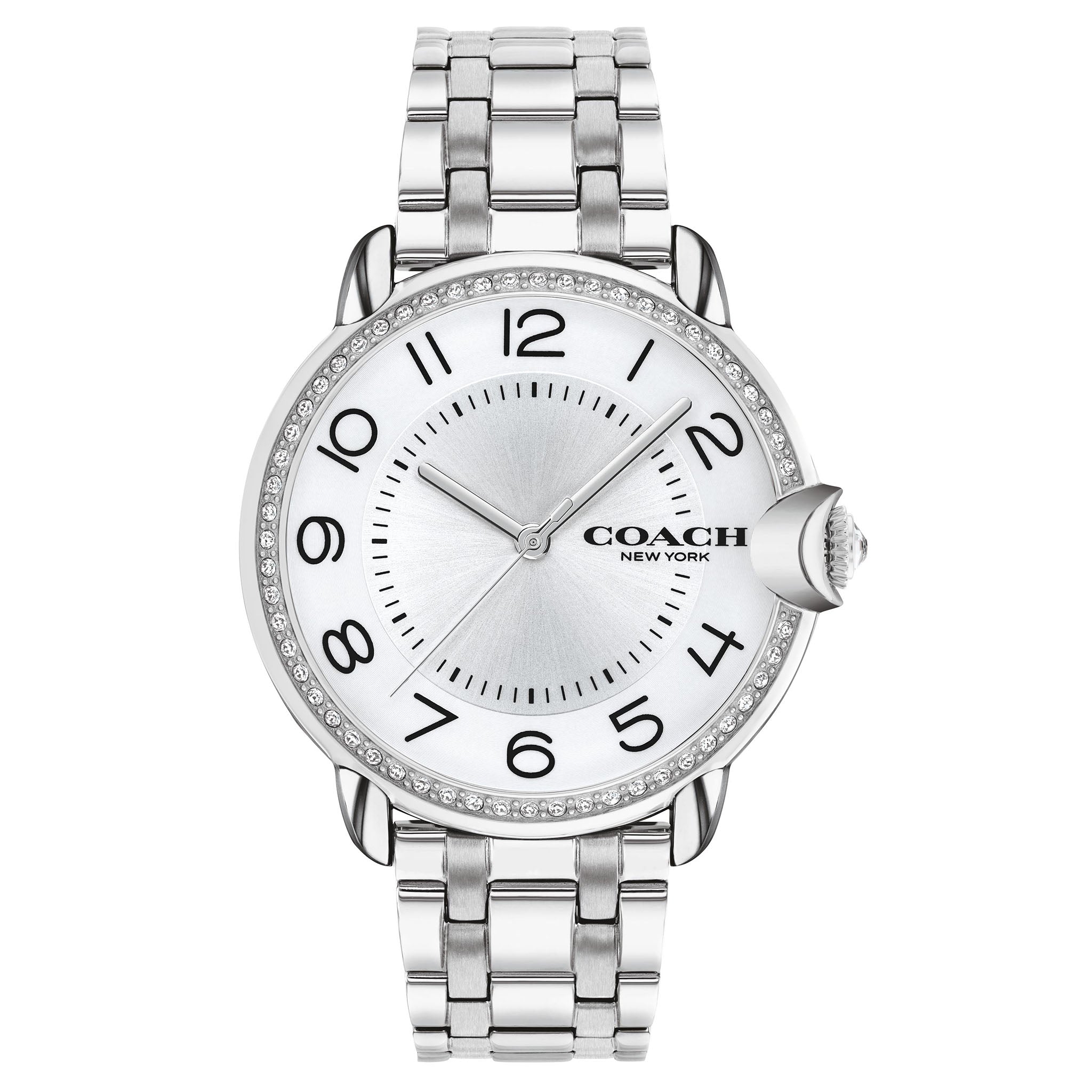 Coach Arden Stainless Steel Silver White Dial Women's Watch - 14503808