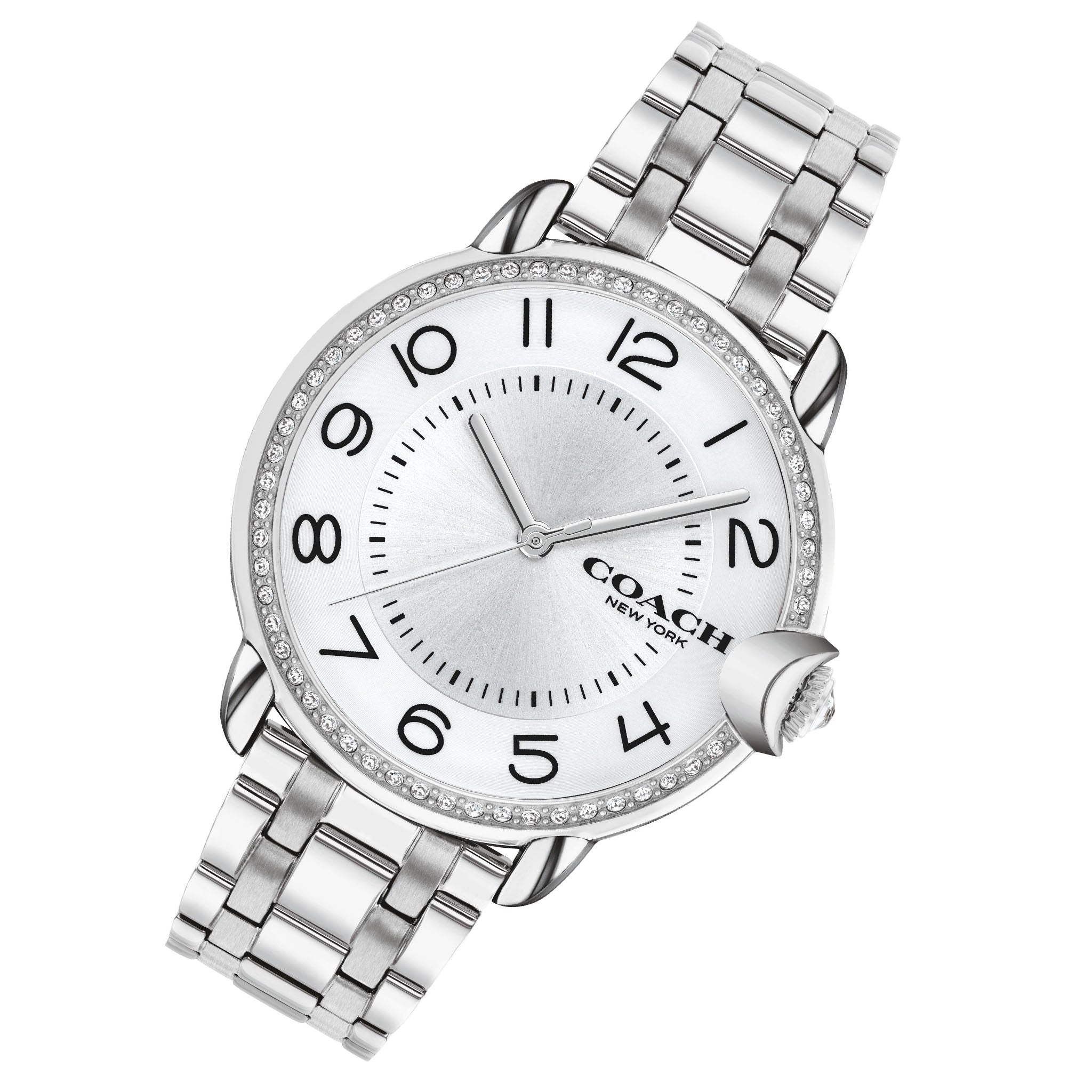 Coach Arden Stainless Steel Silver White Dial Women's Watch - 14503808