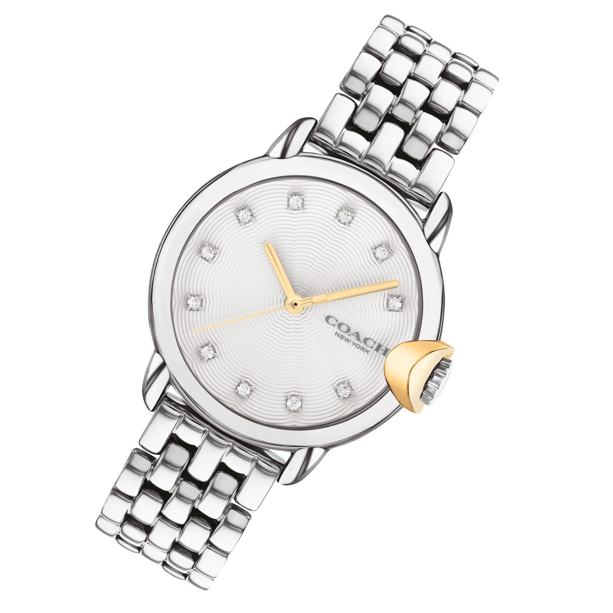 Coach Arden Stainless Steel White Dial Women's Watch - 14503818