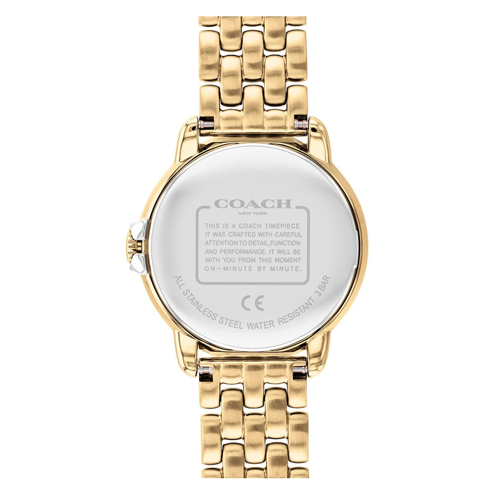 Coach Arden Gold Steel White Dial Women's Watch - 14503819