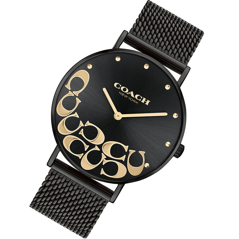 Coach Perry Black Mesh Women's Watch - 14503826