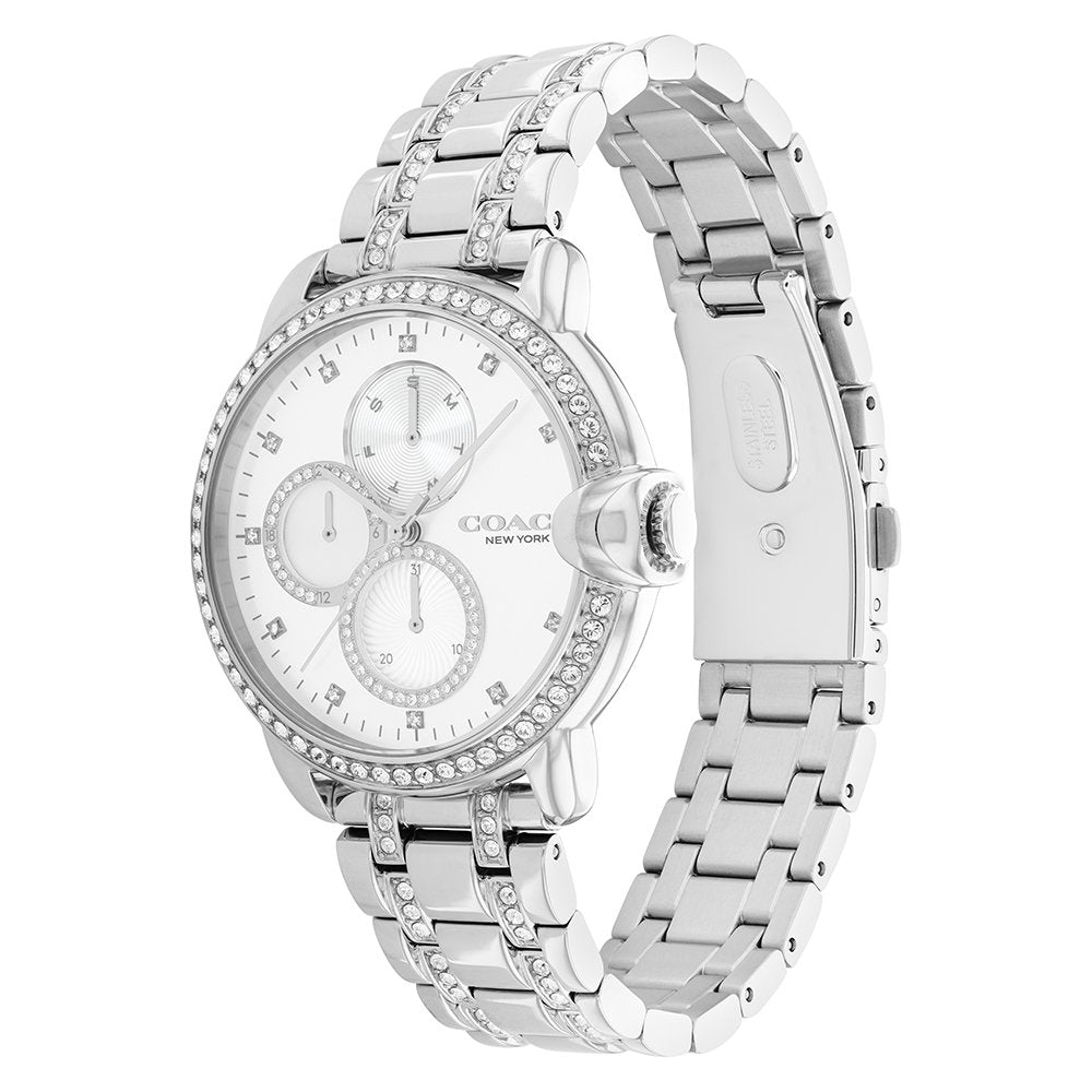 Coach Arden Stainless Steel with Crystals Women's Multi-function Watch - 14503860