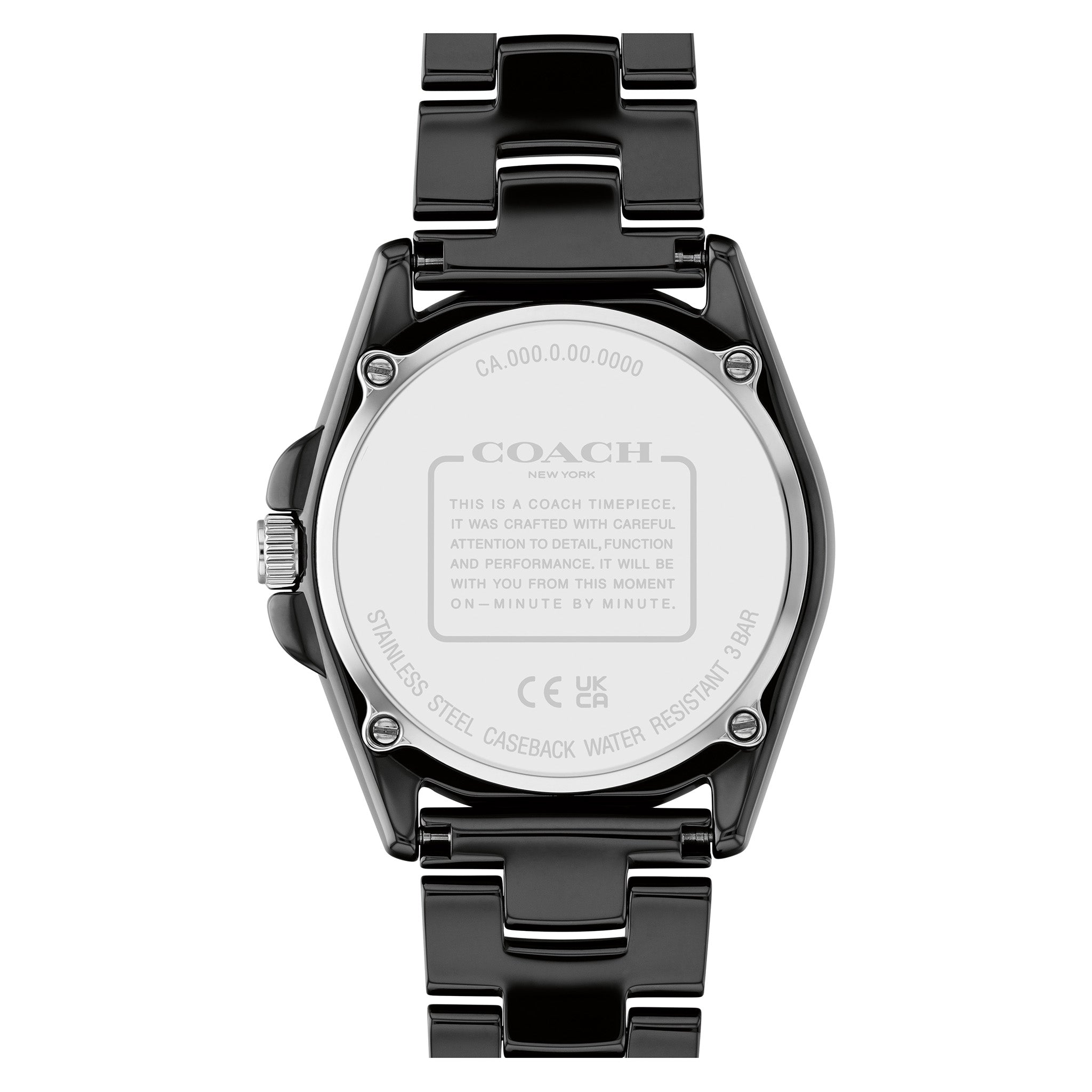 Coach Greyson Black Ceramic Women's Watch - 14503927