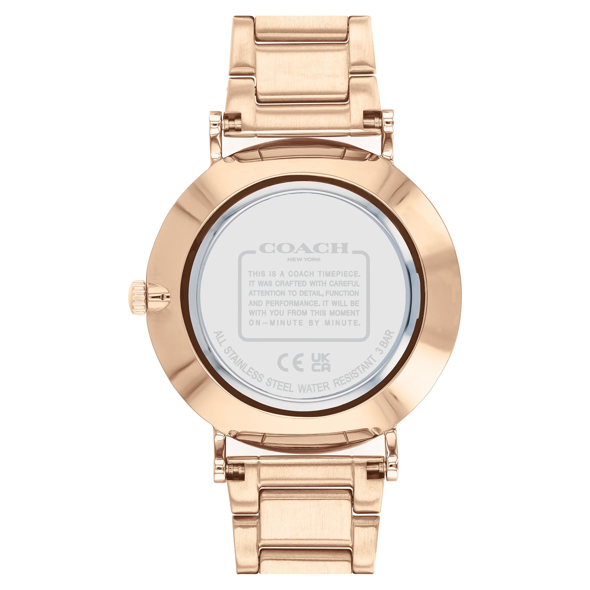 Coach Perry Carnation Gold Steel White Dial Women's Watch - 14503938
