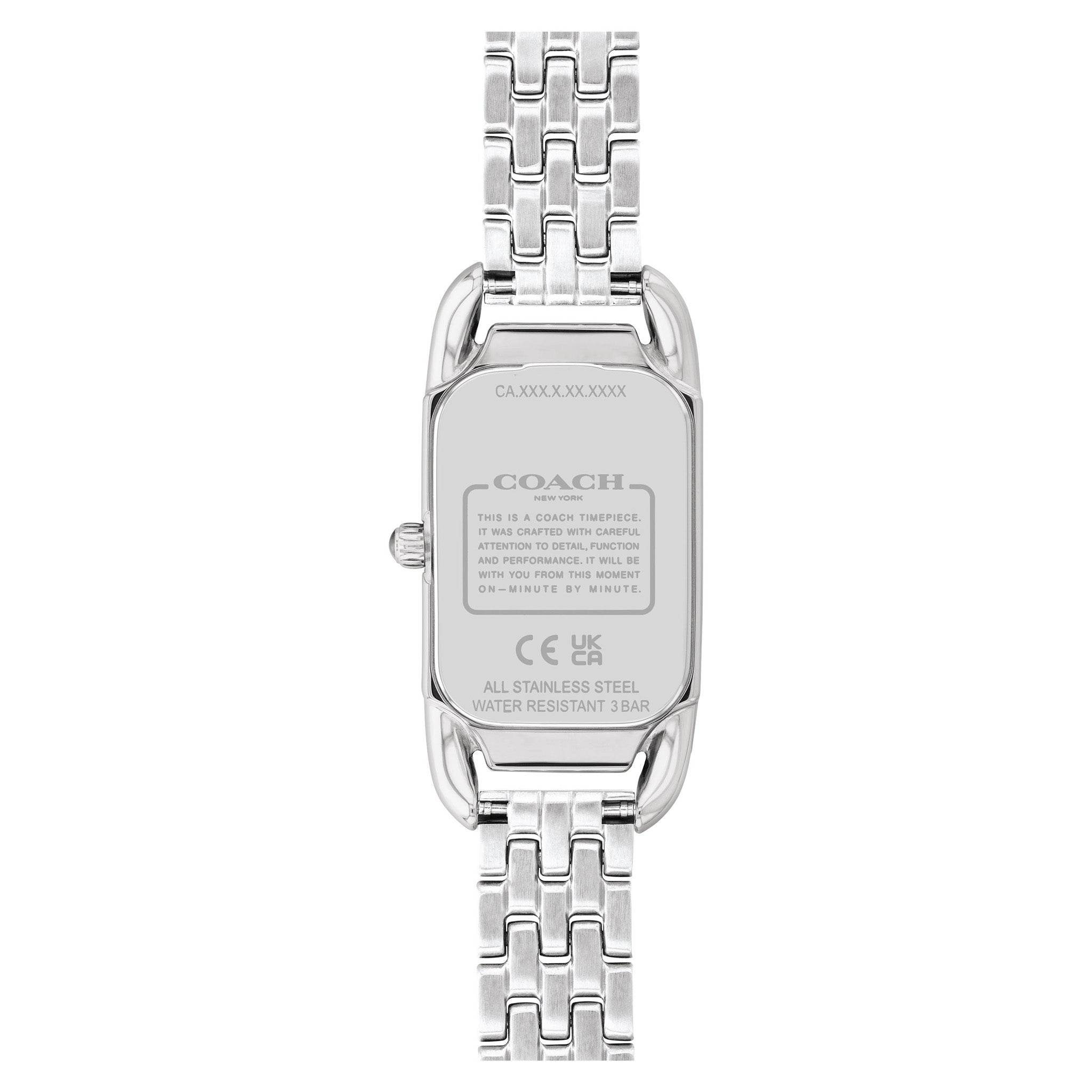 Coach Cadie Stainless Steel Silver White Dial Women's Watch - 14504035