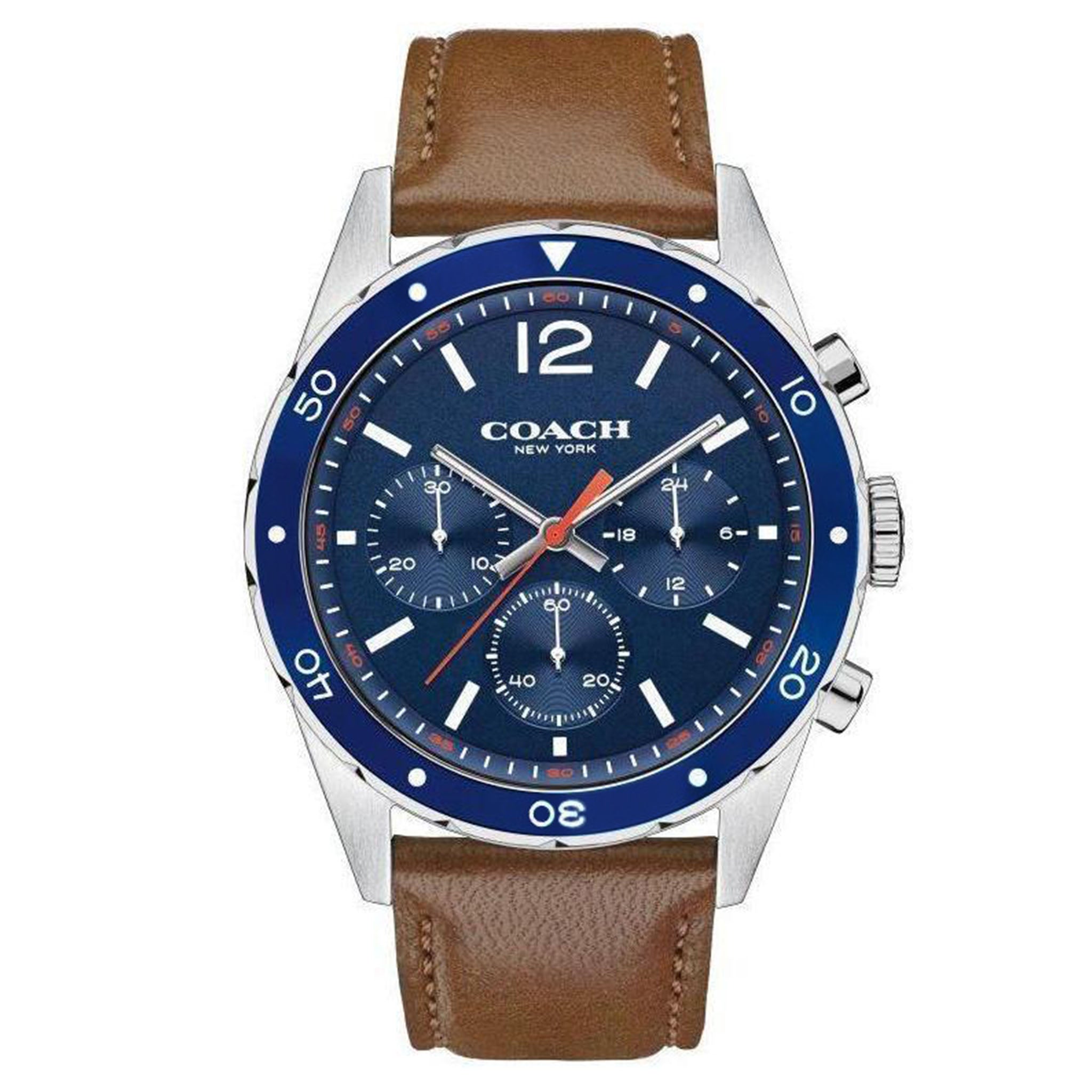 Coach Chronograph Leather Men's Watch - 14602038