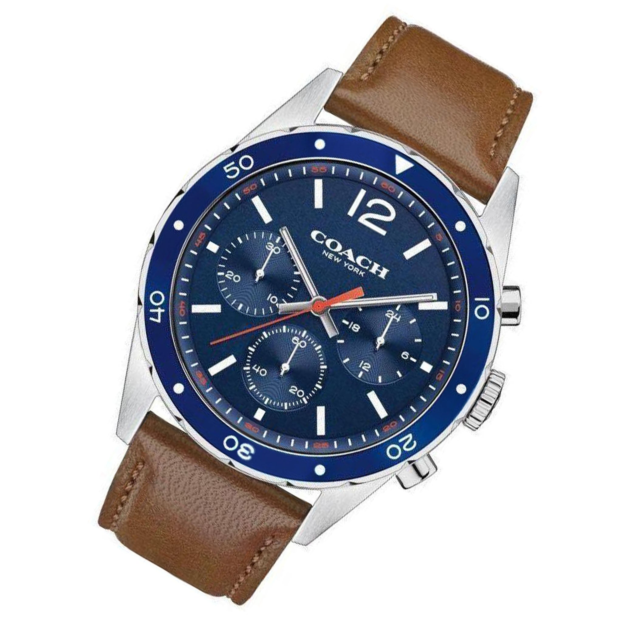 Coach Chronograph Leather Men's Watch - 14602038